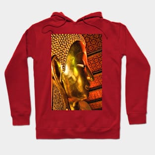 Portrait: The Reclining Buddha, Wat Pho, Bangkok, Thailand Hoodie